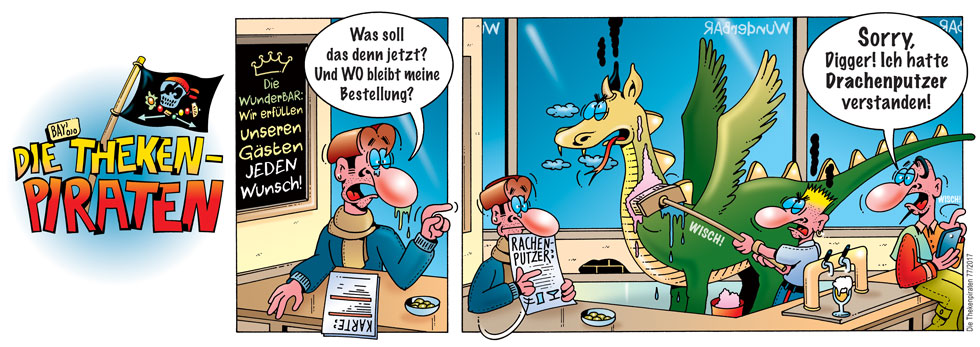 Comic: Comic von Stefan Bayer: Die Thekenpiraten 77 1