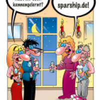Cartoon von Stefan Bayer: Online-Partnervermittlung