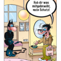 Cartoon von Stefan Bayer: Catwoman