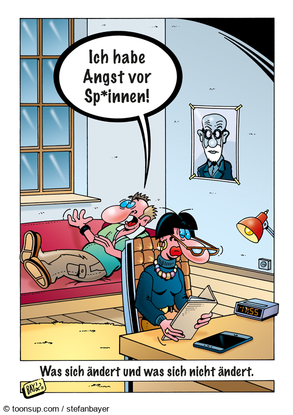 Cartoon: Cartoon von Stefan Bayer: Sp*innen 1