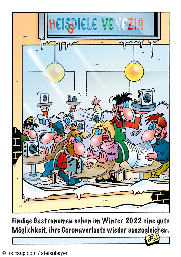 Cartoon: Cartoon von Stefan Bayer: Eisdiele 1