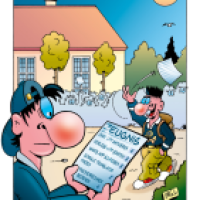 Cartoon von Stefan Bayer: Zeugnis