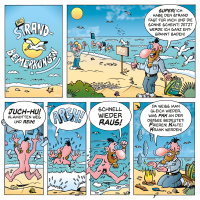 Comic von Stefan Bayer: Strandbemerkungen 05