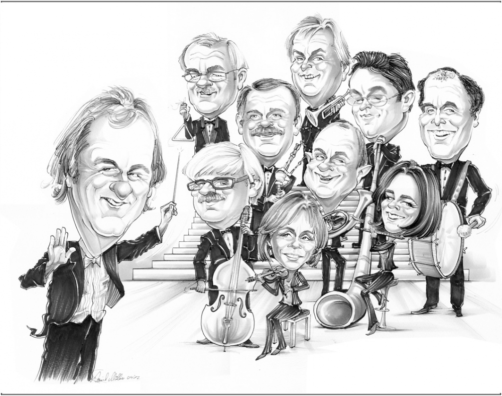 Caricature: Private Auftragsarbeiten 3
