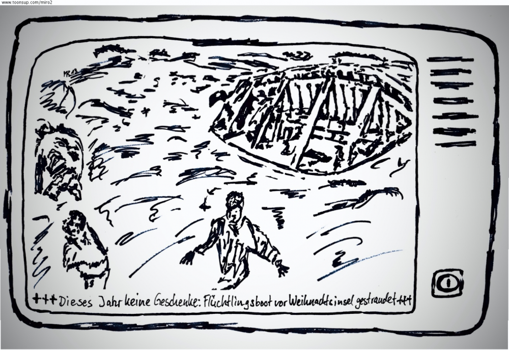 Cartoon: Herbergssuche 1