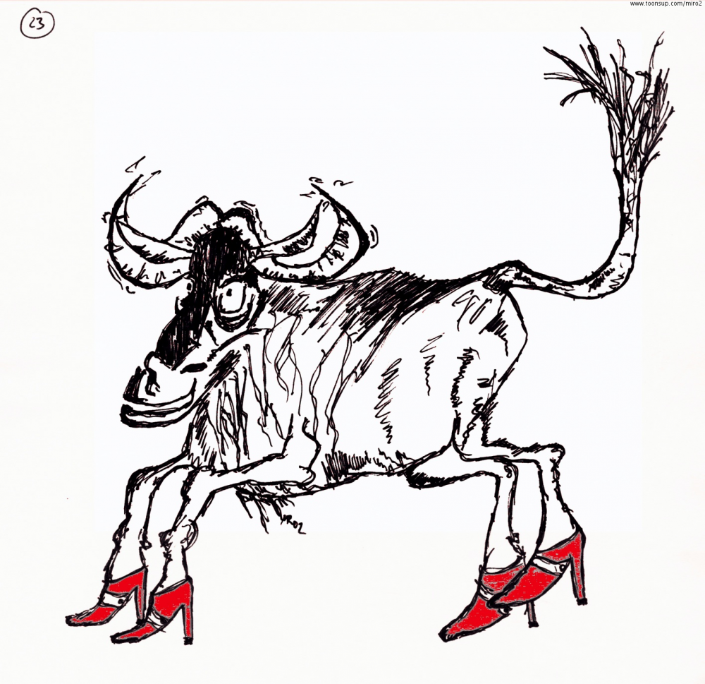Illustration: Das Gnu 1