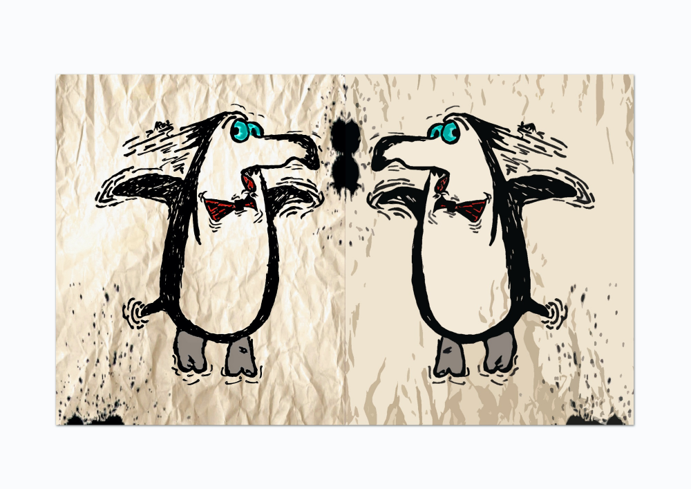 Illustration: Erwin übt Fracksausen 1