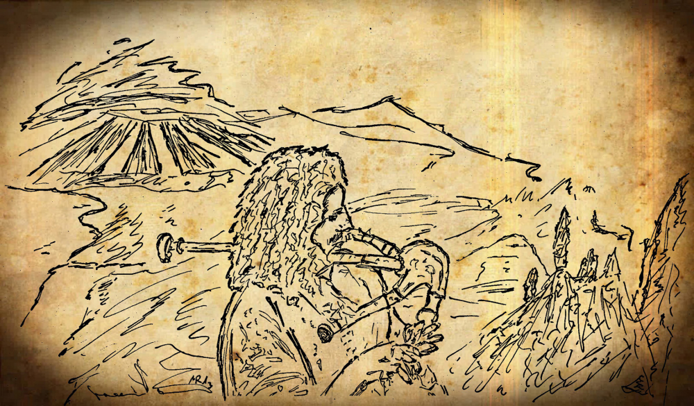 Illustration: Piper, Trotternish, Skye 1