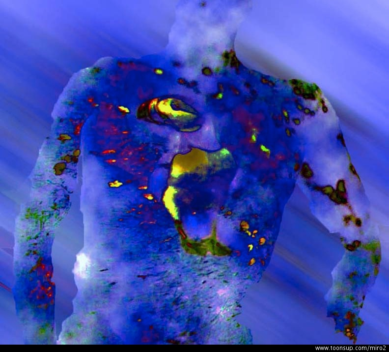 Concept Art / Character Design: humanimal temperature map 3