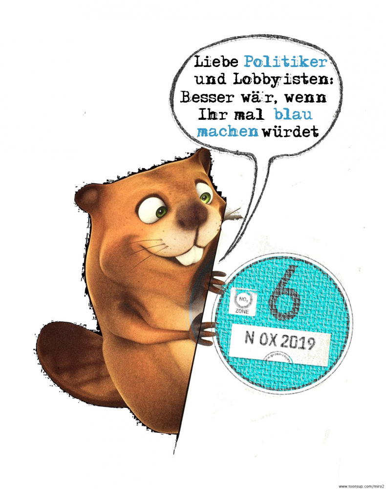 Cartoon: Erst blau, dann? 3
