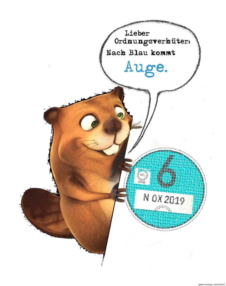 Cartoon: Erst blau, dann? 5