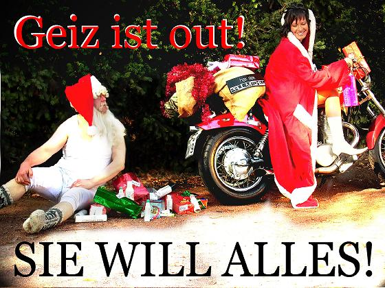 Cartoon: Geiz ist out! SIE WILL ALLES! 1