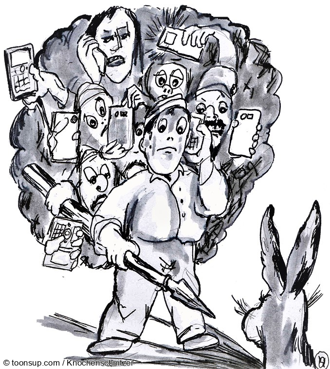 Caricature: Handy 1