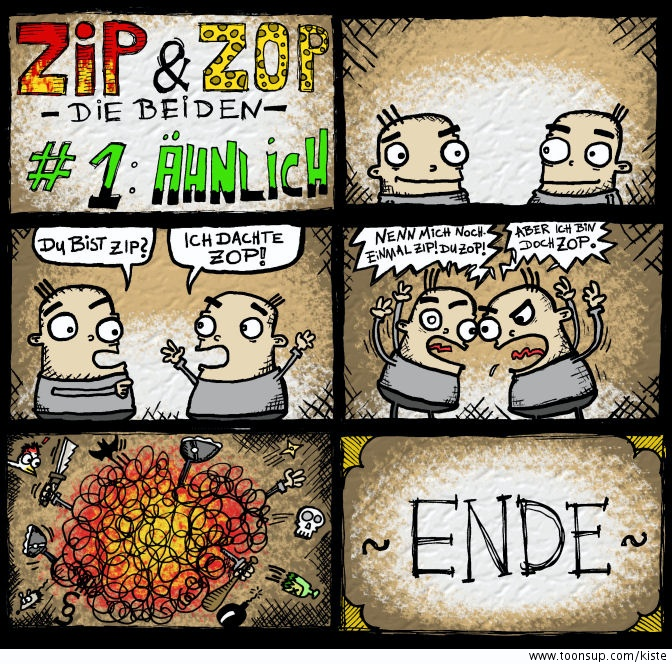 Cartoon: Zip & Zop Nr1 1
