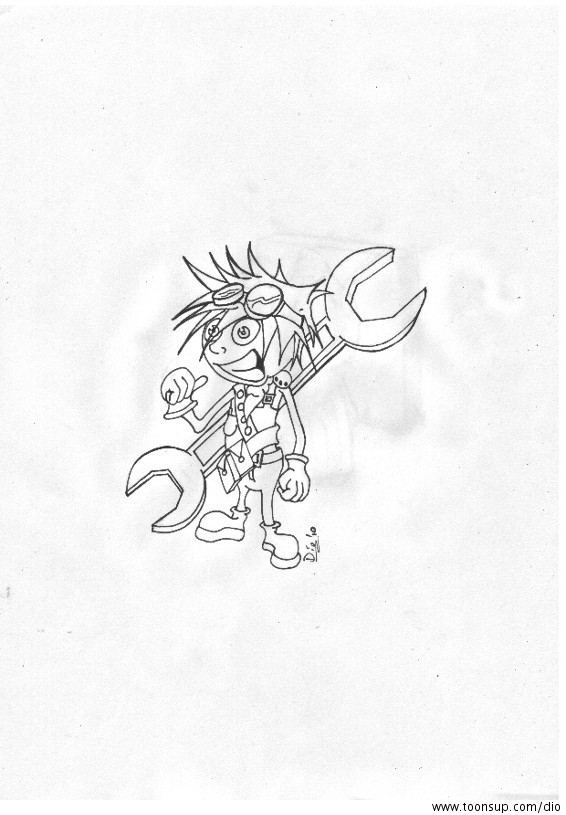 Concept Art / Character Design: Jam Comic Char entwürfe (Erfinder) 2