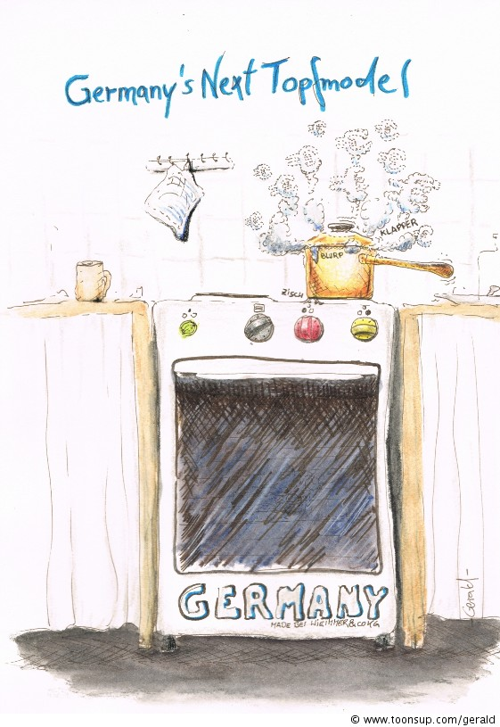 Cartoon: Germany's Next Topfmodel 1
