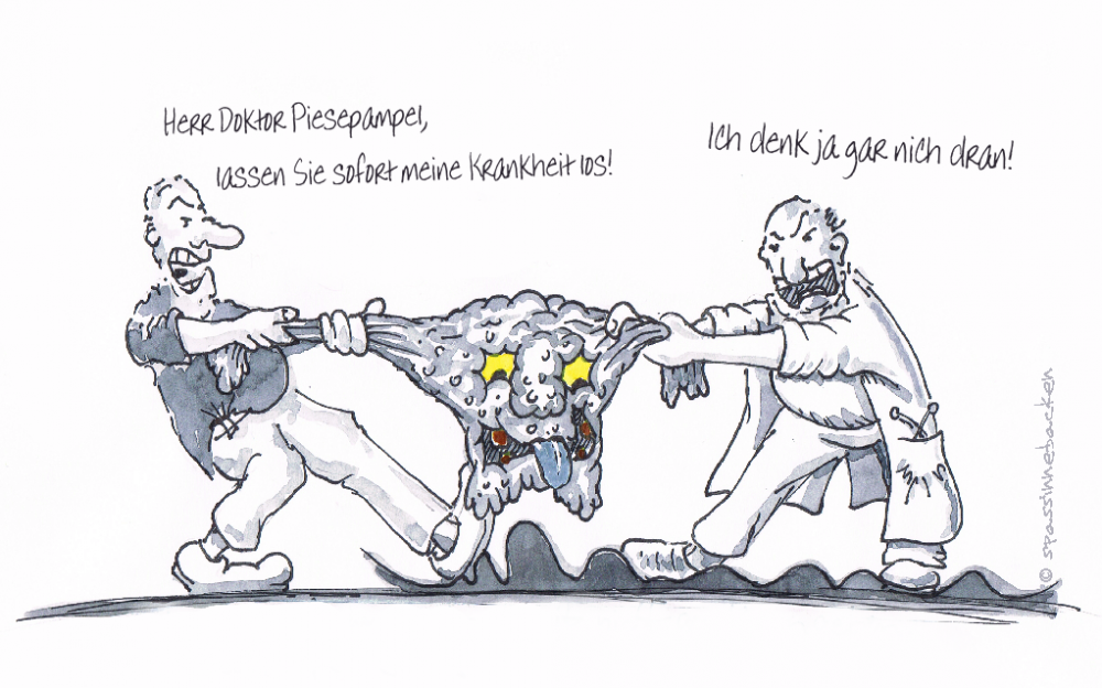Cartoon: Meine Krankheit und ich 1