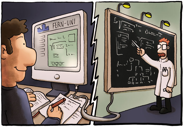Illustration: Fernstudium 1