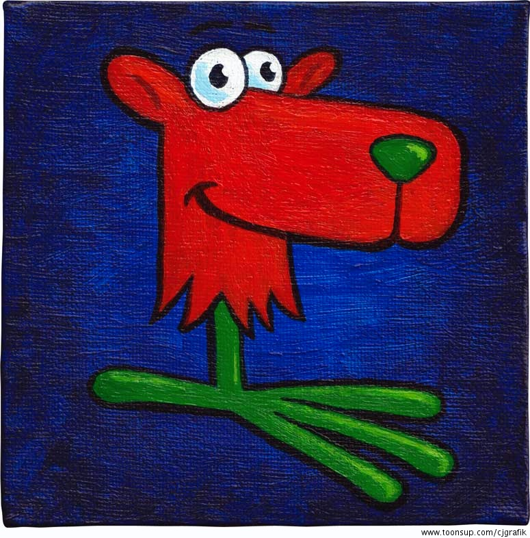 Illustration: Pelzi, Hänte, Schlampfi und das Spinnickel 1