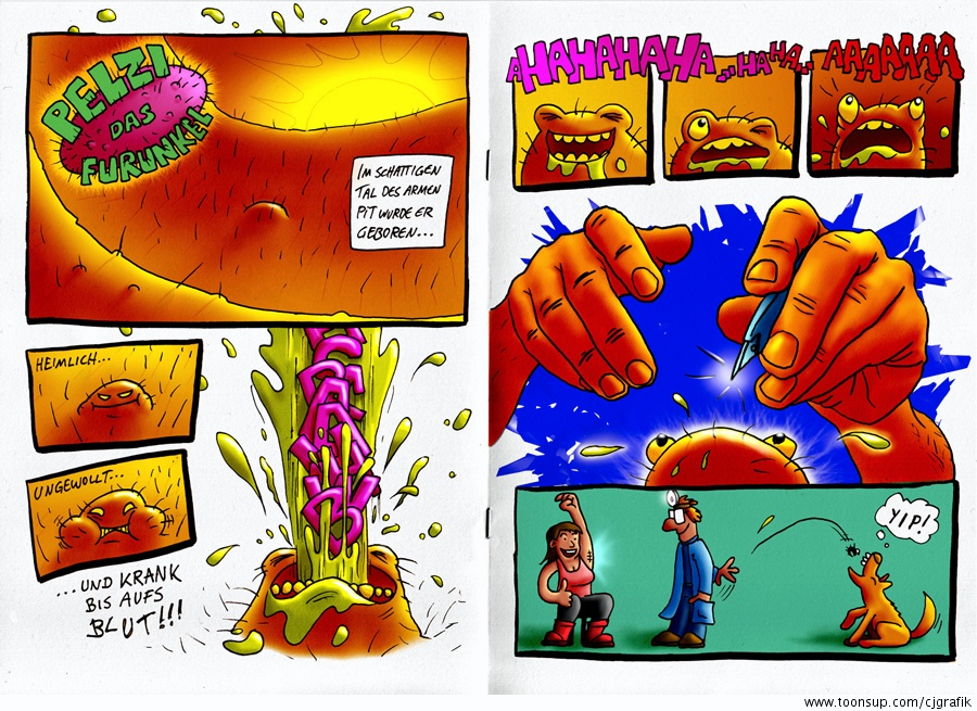 Comic: Pelzi das Furunkel 1