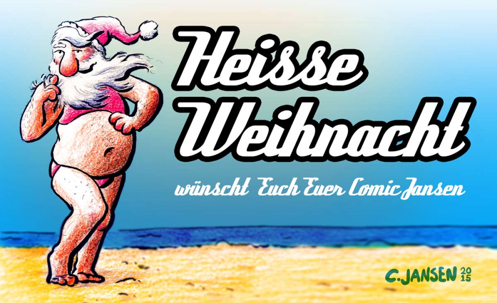 Cartoon: Heisse Weihnacht 1