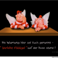 Erwin und Fridolin-Der Warnhinweis