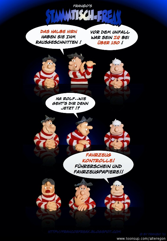 Cartoon: Das Halbe Hirn 1