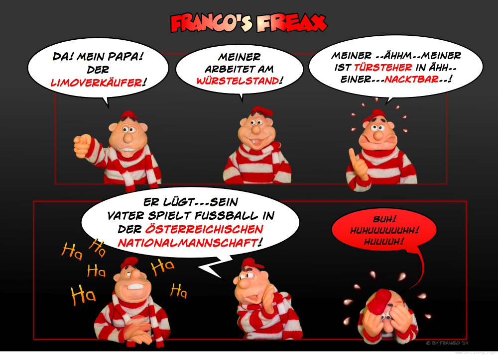 Cartoon: Österreich und Fussball 1