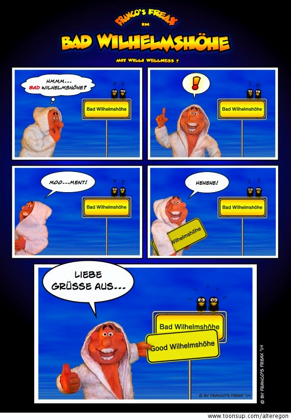 Comic: Bad Wilhelmshöhe Wellness 1