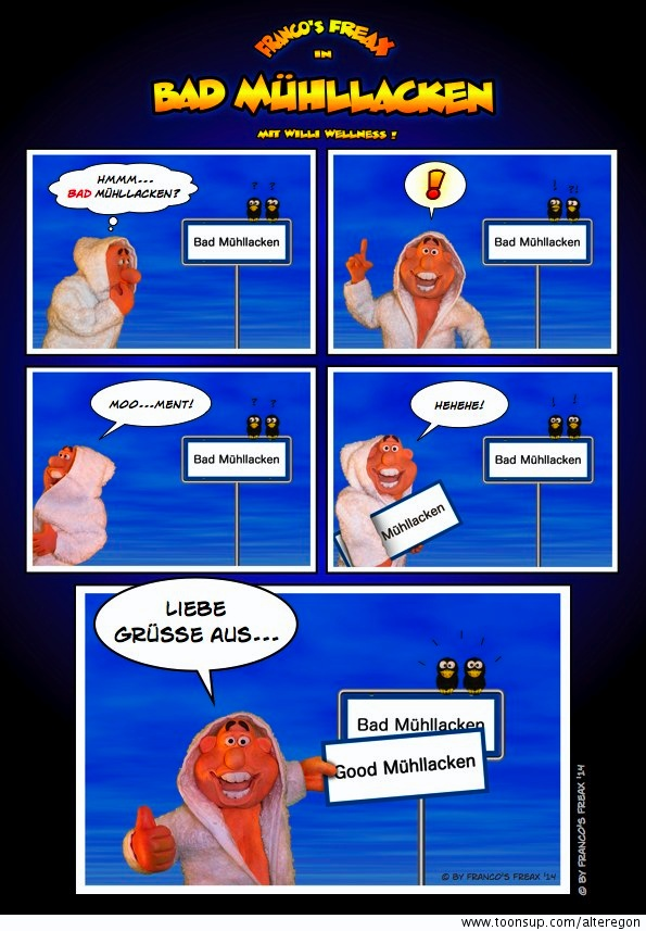 Comic: Bad Mühllacken Wellness 1