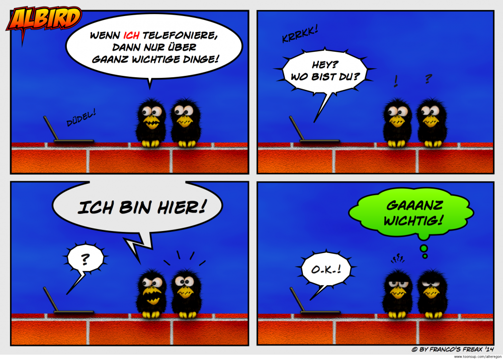 Comic: Albird-Ganz Wichtig! 1