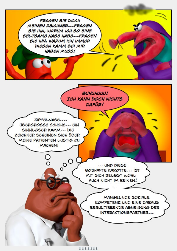 Comic: Psychotherapie für Cartoonfiguren 8