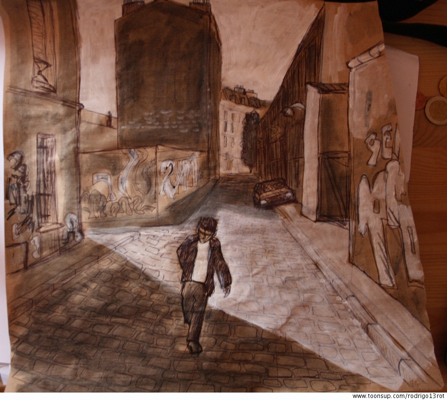 Illustration: Morgen in der Stadt 1