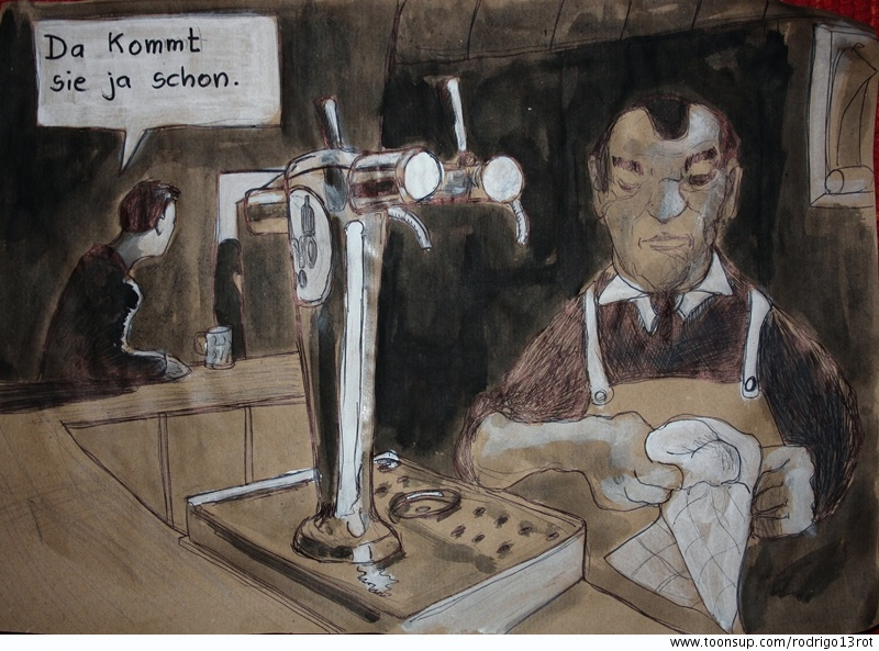 Illustration: In der Kneipe 1