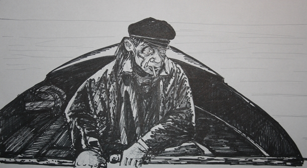 Illustration: alter mann 1