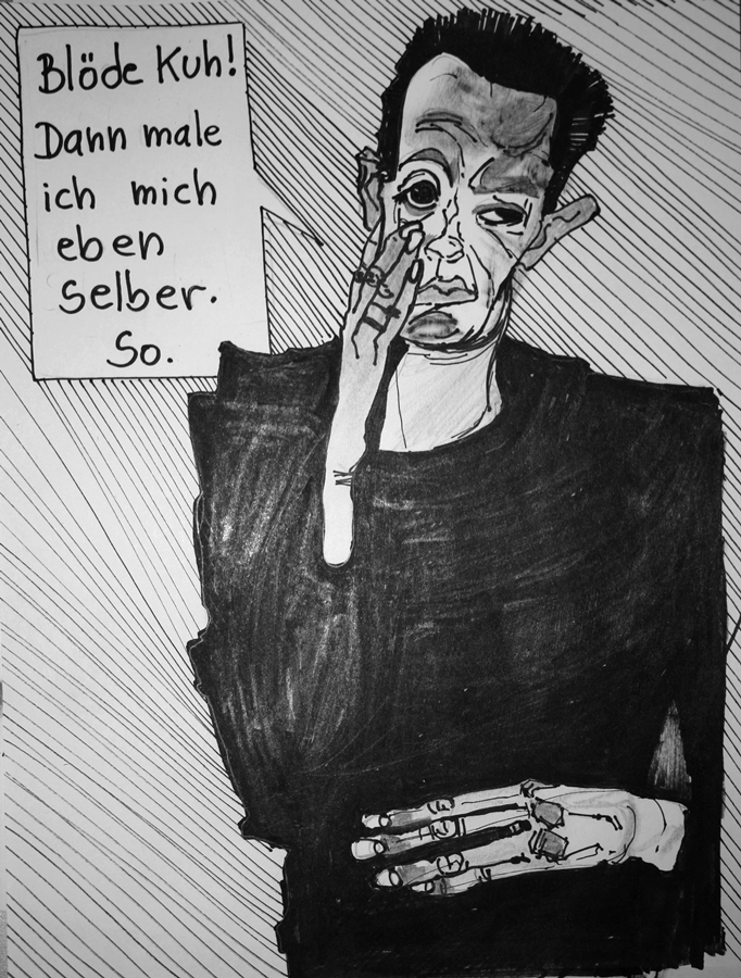 Illustration: Egon Schiele war manchmal ein richtiges Arschloch 6
