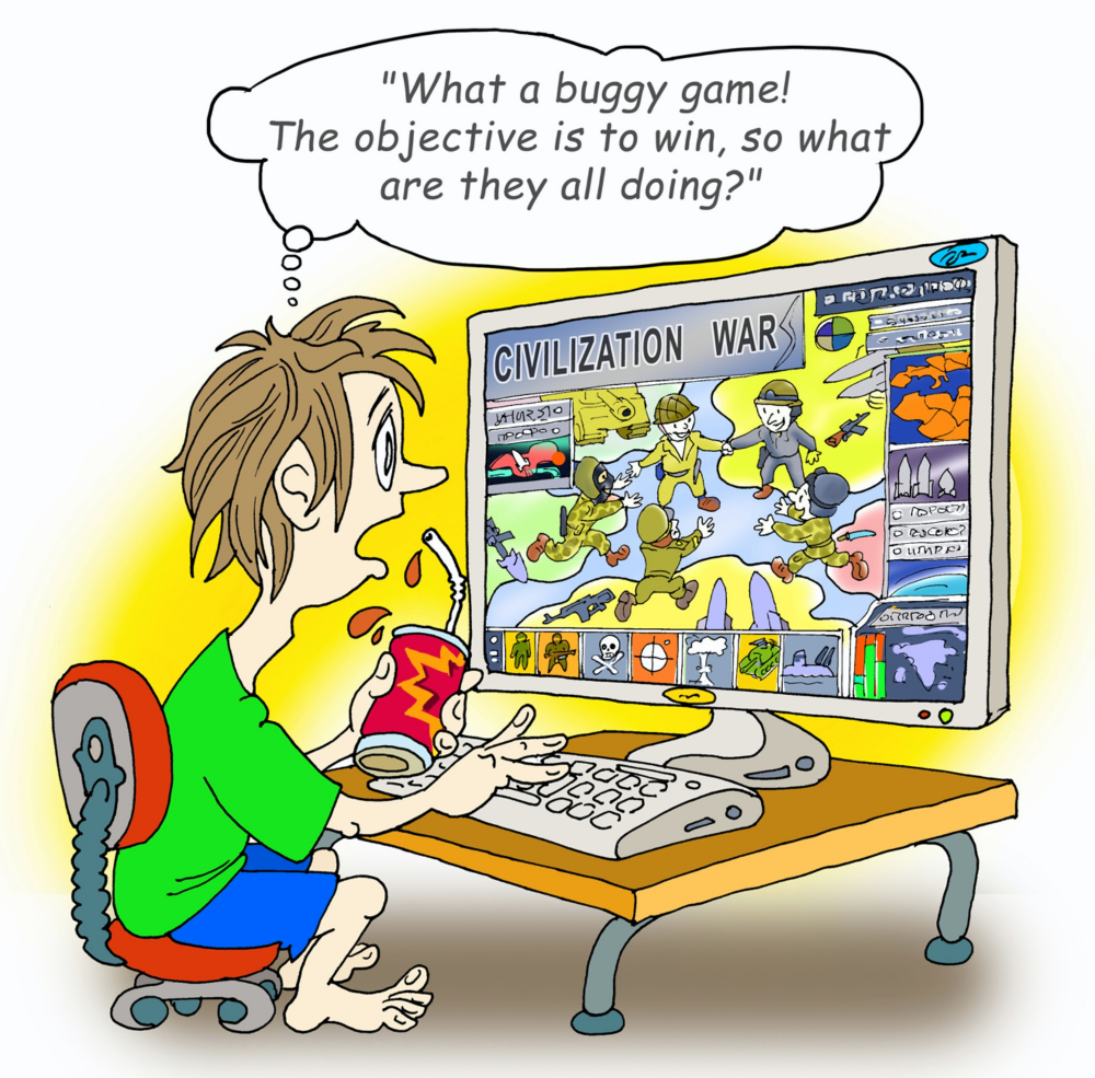 Cartoon: it's error in the program? 1