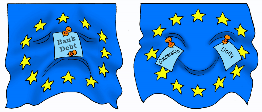 Cartoon: reasons for tears and reasons to smile 1