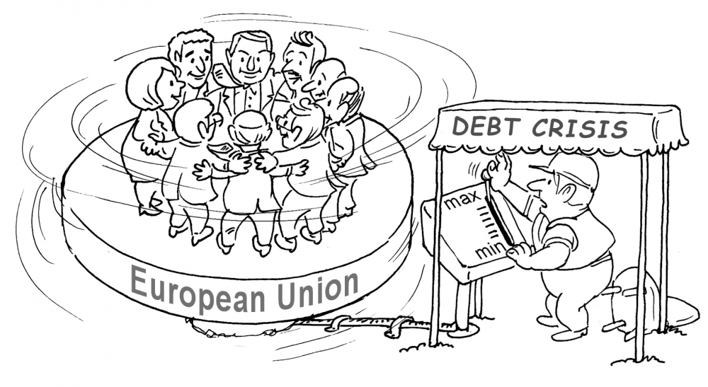 Cartoon: it happens when stick together 1