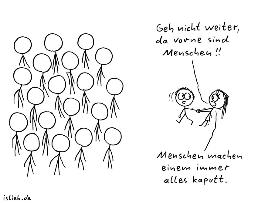 Cartoon: Menschen 1