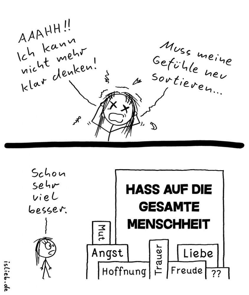 Comic: Gefühlschaos 1