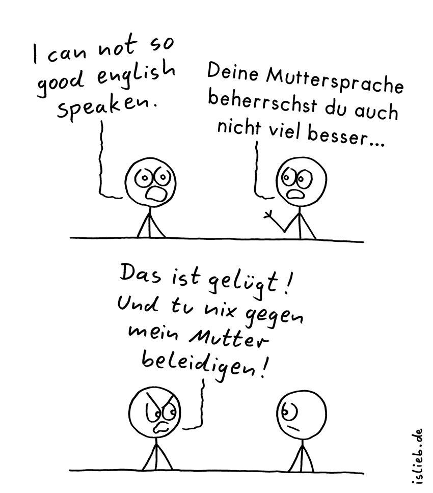 Comic: Sprachkenntnisse 1