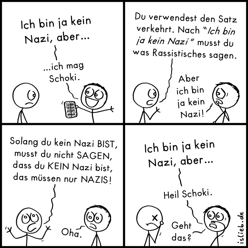 Comic: Kein Nazi, aber... 1