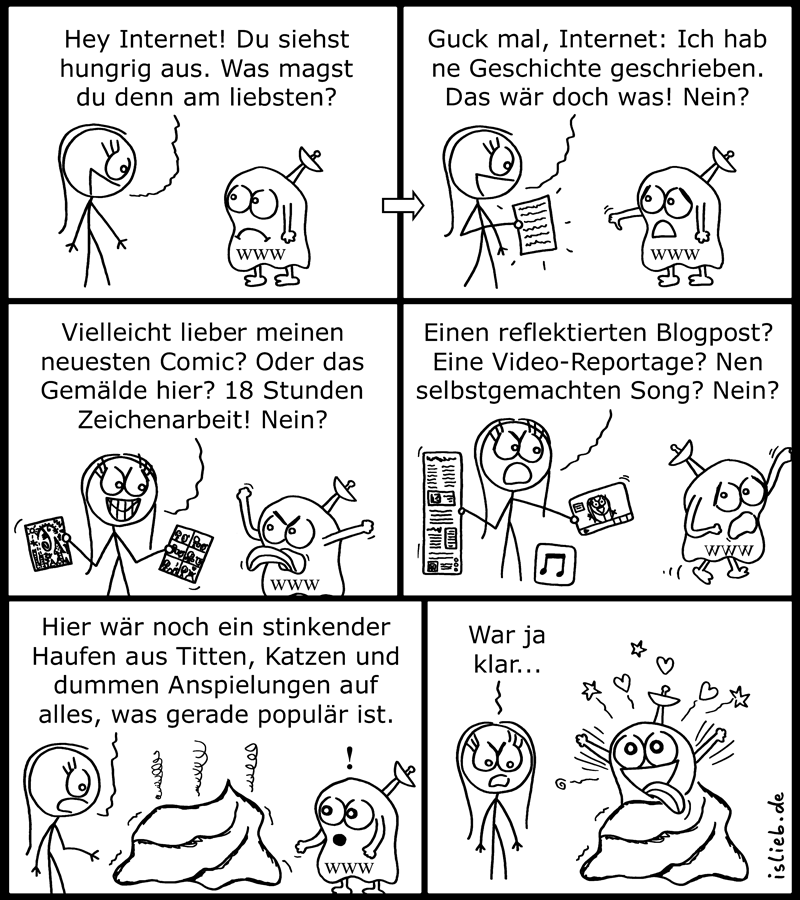 Comic: Was das Internet will 1