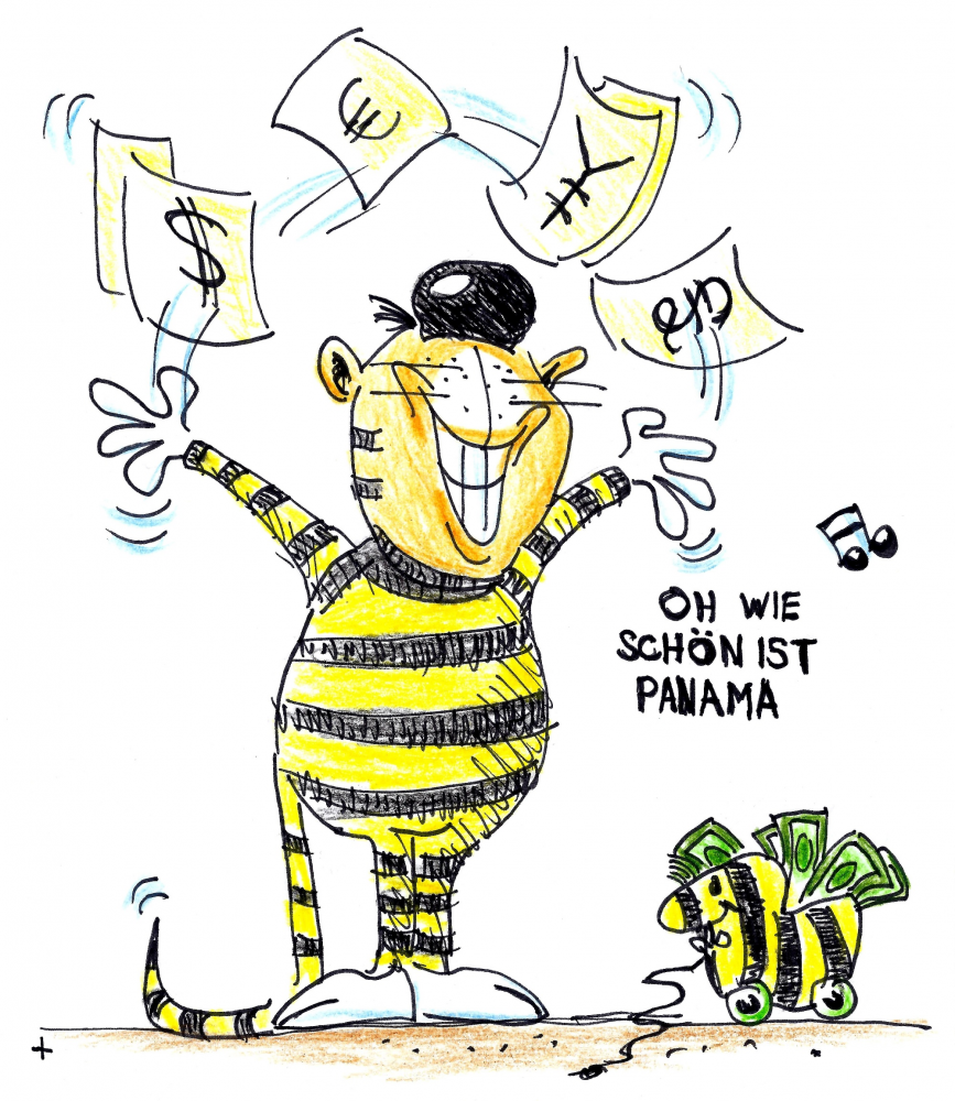 Cartoon: Oh wie schön ist Panama. 1