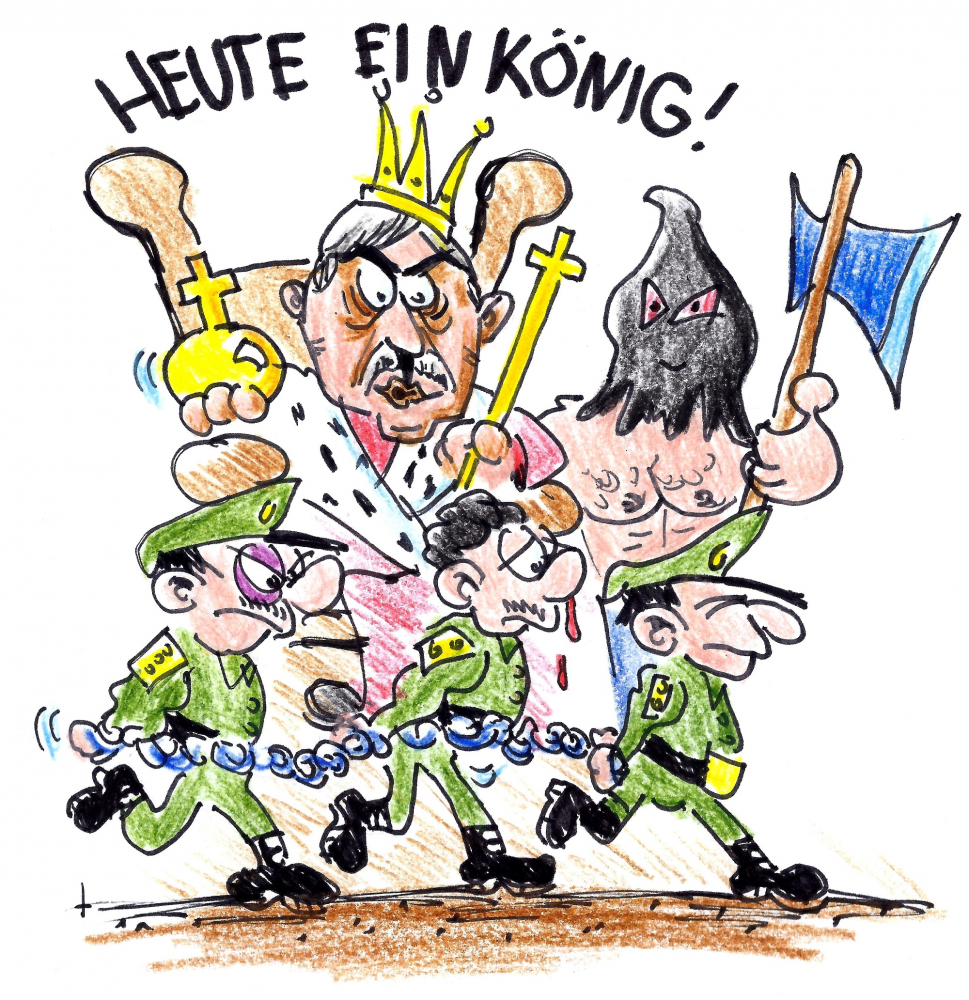 Cartoon: It's Nice To Be The King. 1