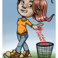 Cartoon: Gedanken 1