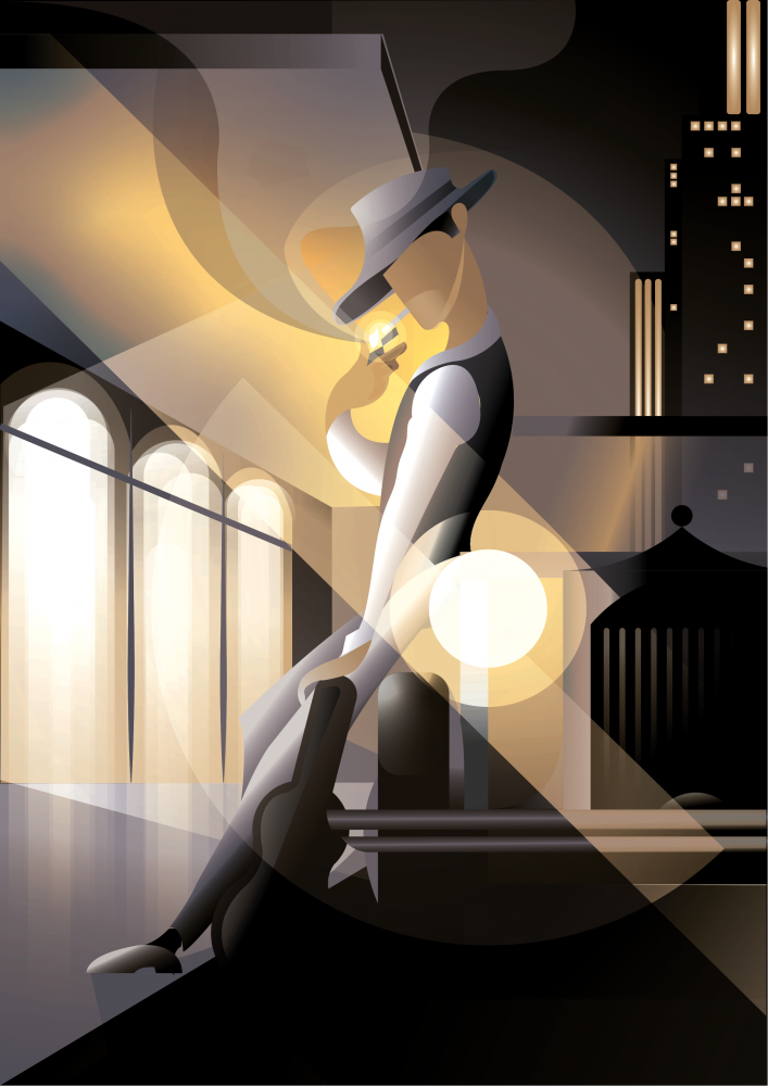 Illustration: Auf den Straßen 1