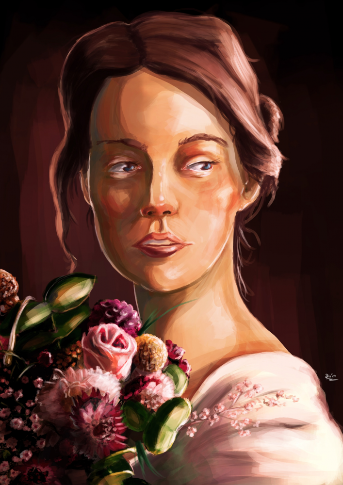 Concept Art / Character Design: Blumenmädchen 1