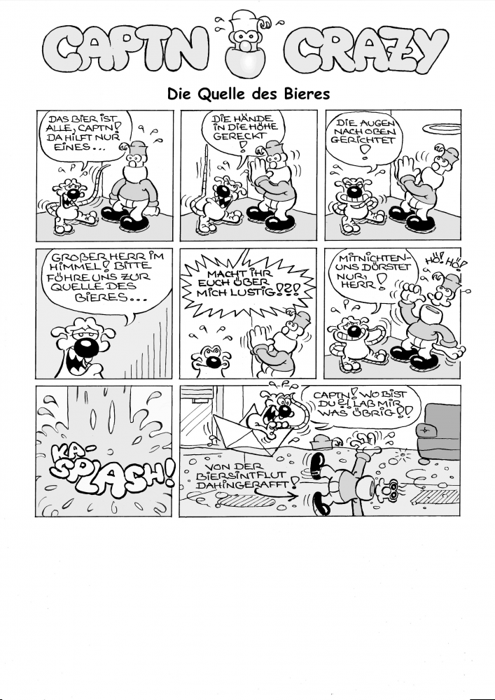 Comic: Captn Crazy- Die Quelle des Bieres 1